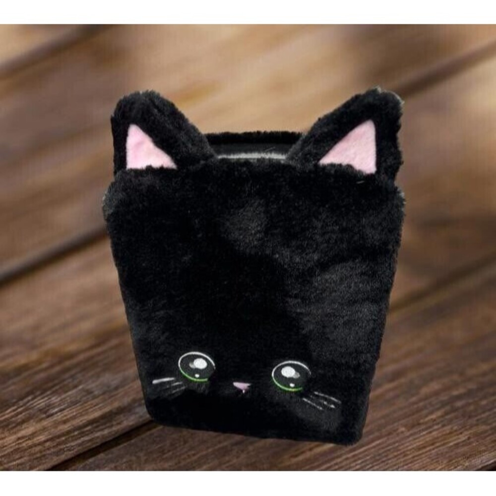 Na Na Na Surprise 3-in-1 Backpack Empty Black Kitty Cat Hardcase Anime Faux Fur